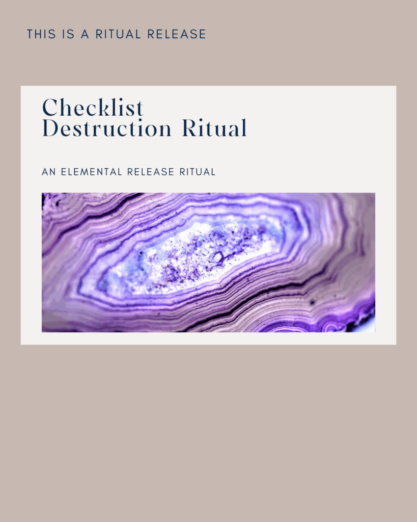 destruction ritual